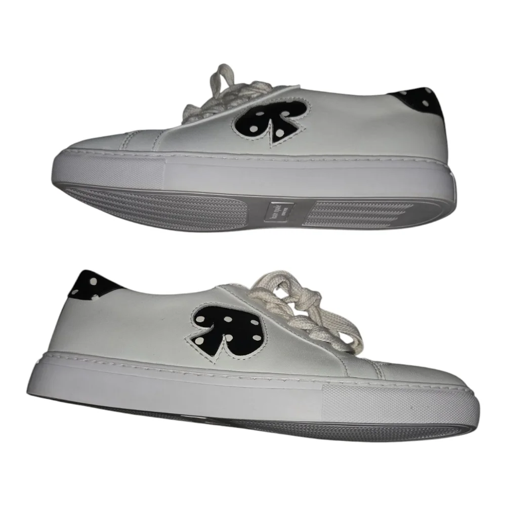 KATE SPADE NEW‎ YORK WOMENS SNEAKERS POLKA DOT SPADE SIZE 8B